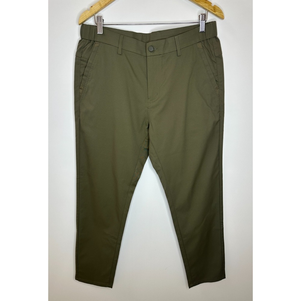 Jack Archer Jetsetter Tech Pants 34 x 30 Olive Green Travel Performance Stretch - Picture 11 of 11